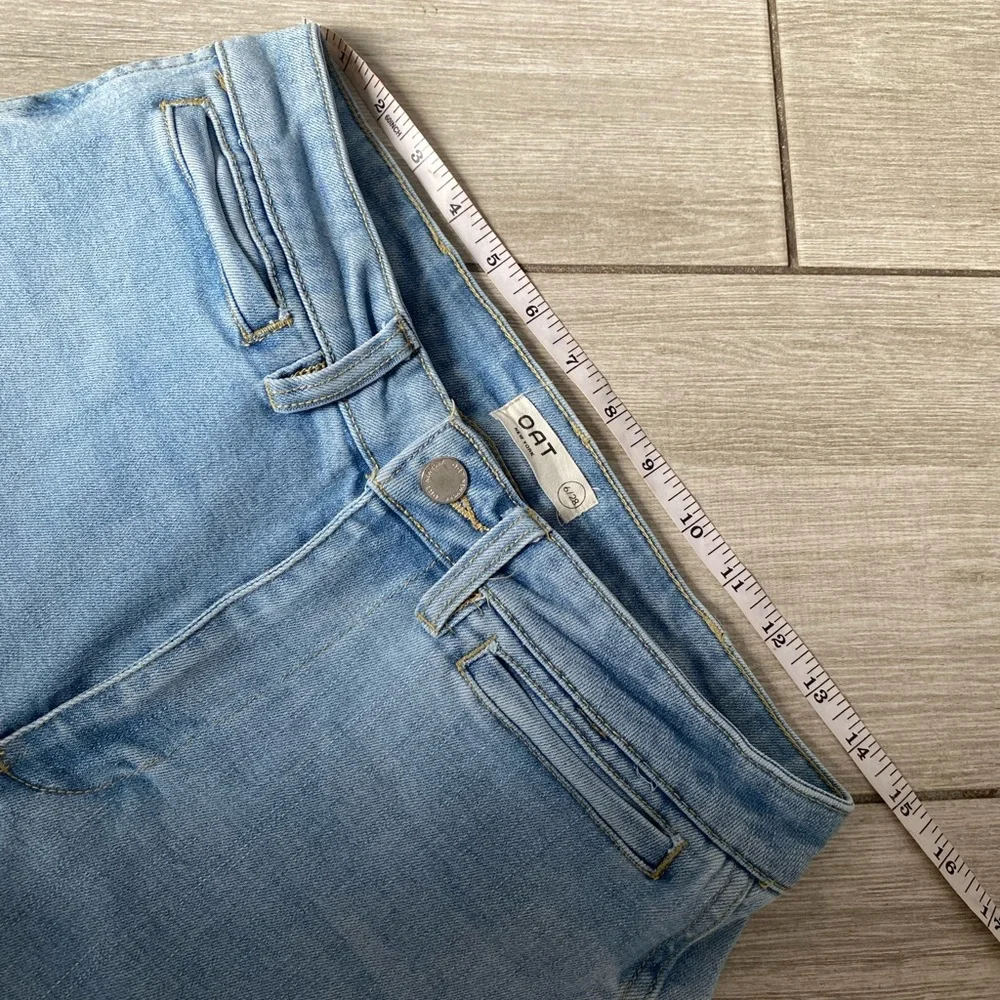 Oat New York Light Blue Wide Leg Jeans - Picture 10 of 14